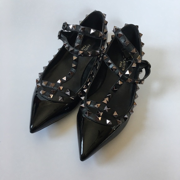 kaitlyn pan studded flats